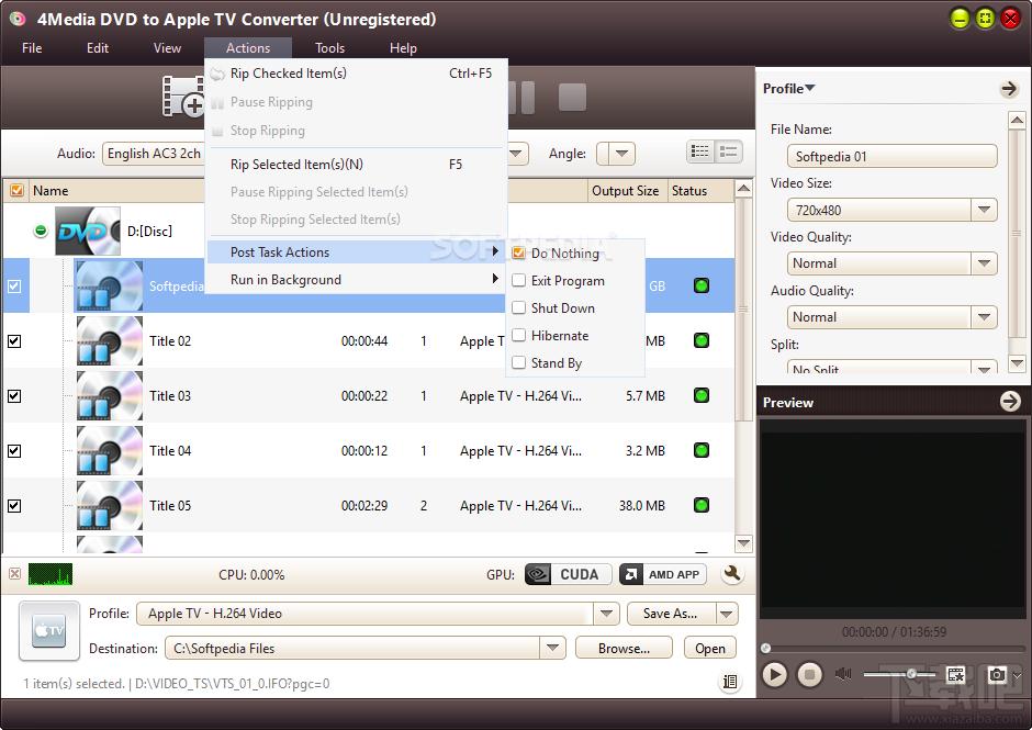 4Media DVD to Apple TV Converter,4Media DVD to Apple TV Converter下载,4Media DVD t